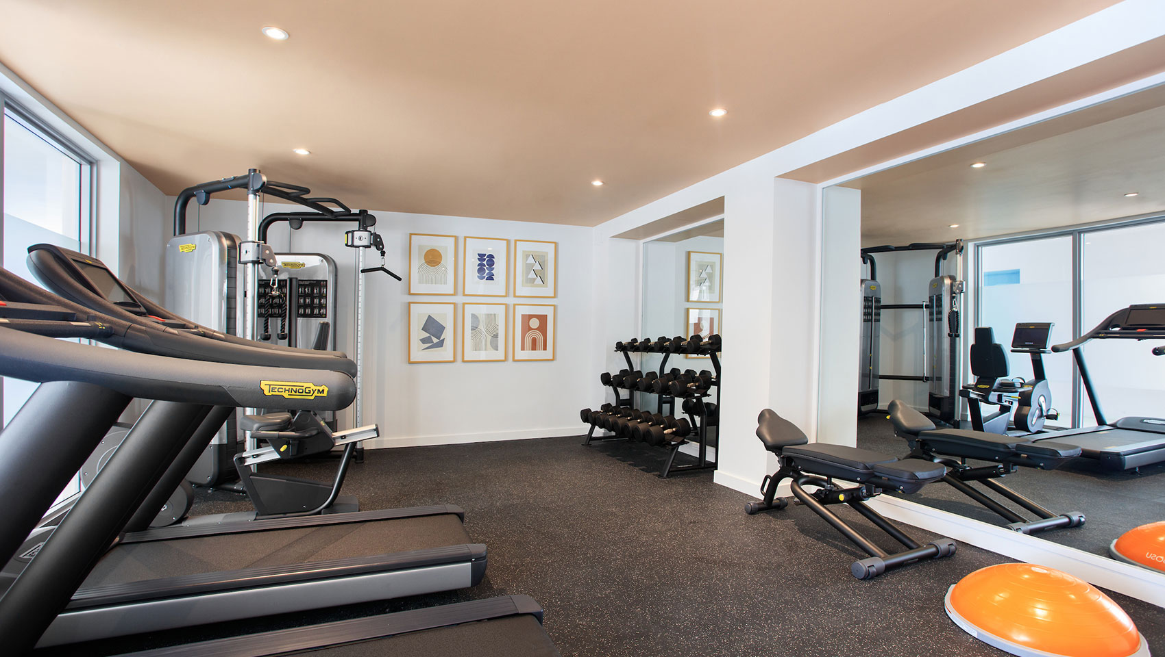 fitness center equipment