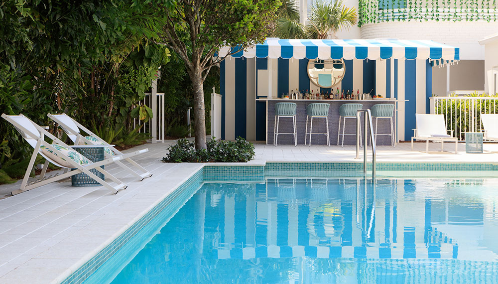 outdoor heated pool