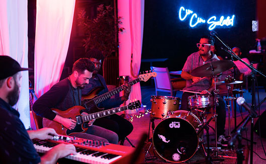 image of live jazz band